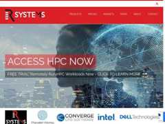 The website screenshot for http://r-hpc.com