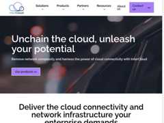 The website screenshot for https://www.intercloud.com/