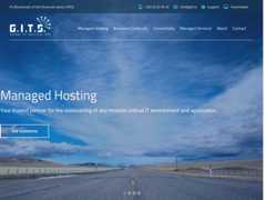 The website screenshot for http://www.gits.lu