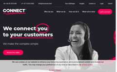 The website screenshot for https://www.weconnect.tech