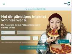 The website screenshot for http://bitel.de/