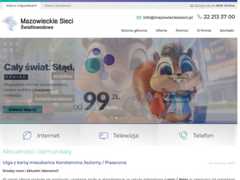 The website screenshot for http://www.knc.pl