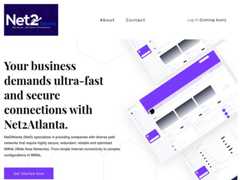 The website screenshot for http://www.net2atlanta.com