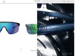 The website screenshot for https://www.keringeyewear.com