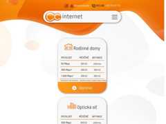 The website screenshot for http://www.ccinternet.cz