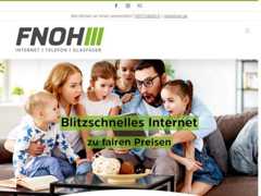 The website screenshot for https://fnoh.de