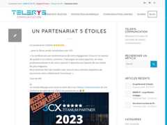 The website screenshot for https://teleryscommunication.fr