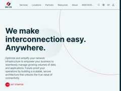The website screenshot for https://de-cix.net
