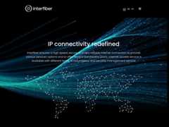 The website screenshot for https://interfiber.net