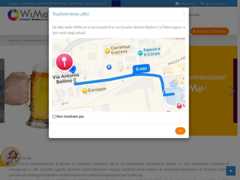 The website screenshot for https://www.wime.it