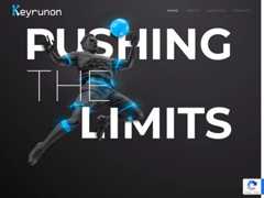 The website screenshot for https://www.keyrunon.com