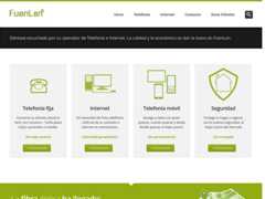 The website screenshot for http://www.fuenlan.es