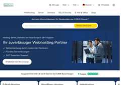 The website screenshot for http://www.hosteurope.de/