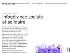 The website screenshot for https://www.ingecap.fr