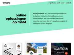 The website screenshot for https://enflow.nl