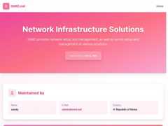 The website screenshot for https://snrd.net