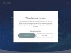 The website screenshot for https://vitrifi.net