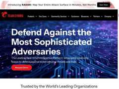 The website screenshot for https://www.team-cymru.com/