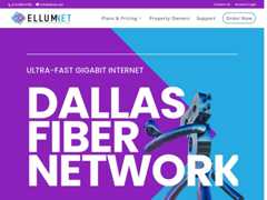 The website screenshot for https://ellum.net