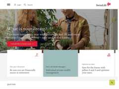 The website screenshot for https://www.swisslife.ch