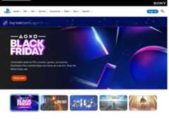 The website screenshot for https://www.playstation.com/en-gb/