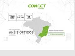 The website screenshot for http://www.conectprime.net.br