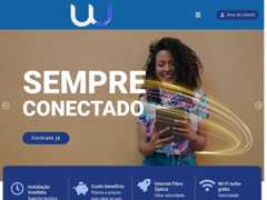 The website screenshot for https://www.wjinternet.com.br/