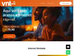 The website screenshot for http://www.vntfmais.com.br