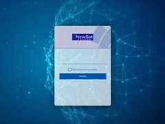 The website screenshot for https://newsat.net.br/