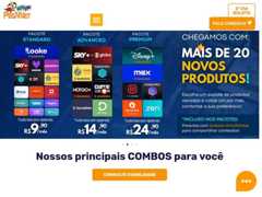 The website screenshot for https://www.peganet.com.br