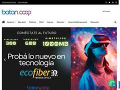 The website screenshot for http://batan.coop