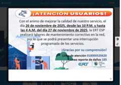 The website screenshot for http://www.ert.com.co