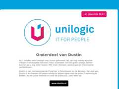 The website screenshot for http://www.unilogicnetworks.net/