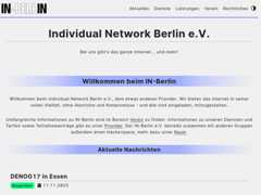 The website screenshot for https://www.in-berlin.de/