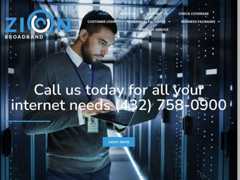 The website screenshot for http://www.zionbb.net