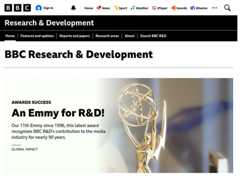 The website screenshot for http://www.bbc.co.uk/rd