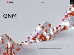 The website screenshot for https://gnm.net/