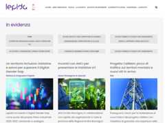 The website screenshot for http://www.lepida.net