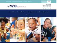 The website screenshot for http://mciu.org