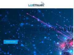 The website screenshot for http://www.landynamix.co.za