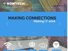 The website screenshot for http://www.nowtech.co.za