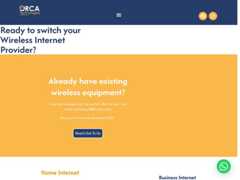 The website screenshot for https://www.orcatech.co.za/