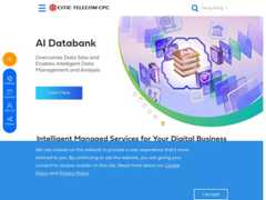 The website screenshot for http://www.citictel-cpc.com