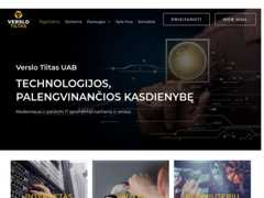 The website screenshot for http://www.tiltas.lt