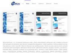 The website screenshot for http://www.dol.sk