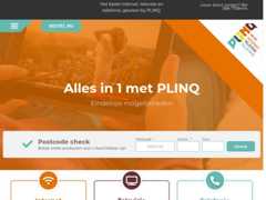 The website screenshot for https://plinq.nl