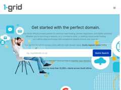 The website screenshot for https://1-grid.com