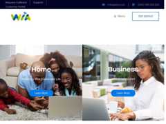 The website screenshot for http://www.wia.co.tz