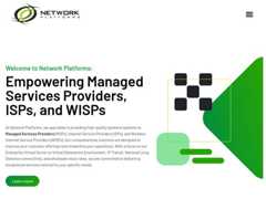 The website screenshot for https://www.networkplatforms.co.za