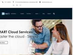 The website screenshot for https://smartonline.co.za